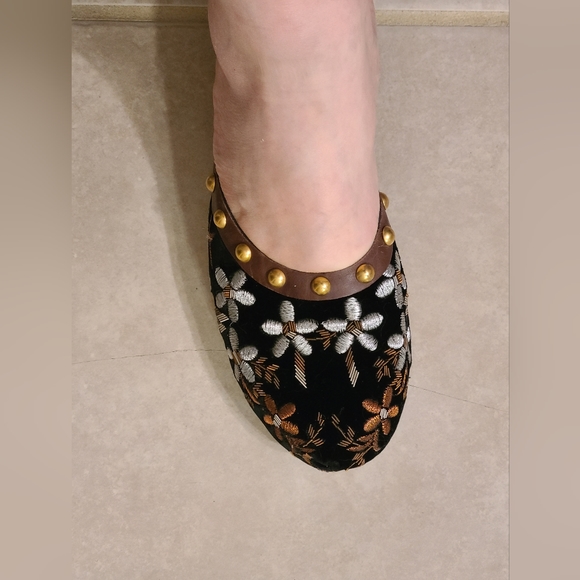 Miu Miu vintage embroidered clogs - Picture 6 of 9